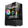 Gabinete Gamer Bg-053 Nuker Preto Bluecase - S/ Fonte / Vidro / Usb 3.0 / Micro-Atx / Mini-Itx