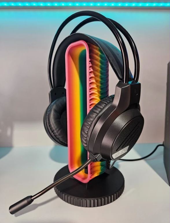 Suporte Headset Gamer Unc Lumo - Rainbow