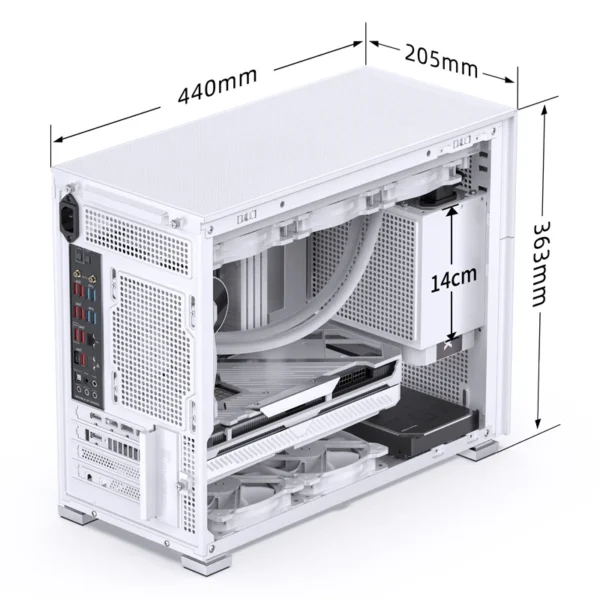Gabinete Modelo D31 Mesh White