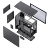 Gabinete Premium Jonsbo Modelo D31 Mesh Black