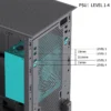 Gabinete Premium Jonsbo D41 Mesh Black