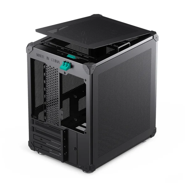 Gabinete Modelo C6 Handle Black Para Computador Com Alca Preta