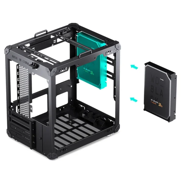 Gabinete Modelo C6 Handle Black Para Computador Com Alca Preta