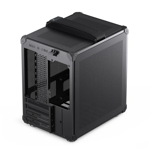 Gabinete Modelo C6 Handle Black Para Computador Com Alca Preta