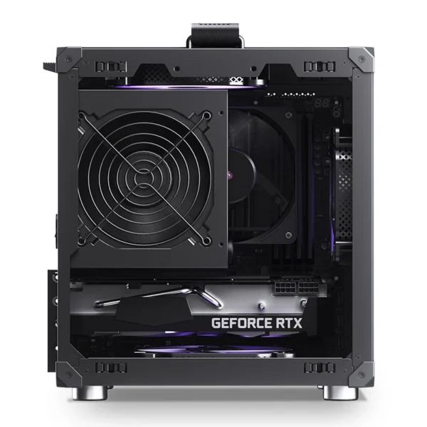 Gabinete Modelo C6 Handle Black Para Computador Com Alca Preta