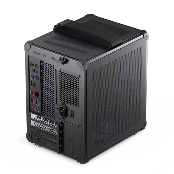 Gabinete Modelo C6 Handle Black Para Computador Com Alca Preta