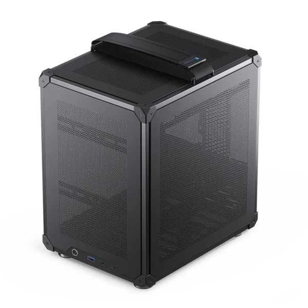 Gabinete Modelo C6 Handle Black Para Computador Com Alca Preta