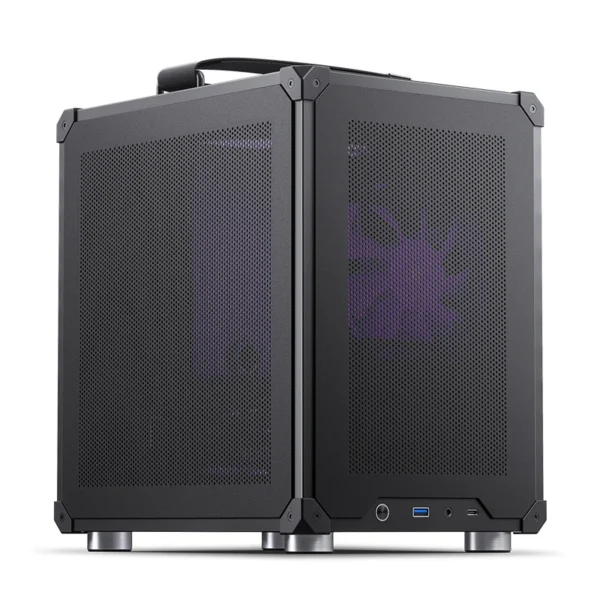 Gabinete Modelo C6 Handle Black Para Computador Com Alca Preta