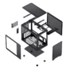 Gabinete Portátil Premium Jonsbo Modelo C6 Max Black