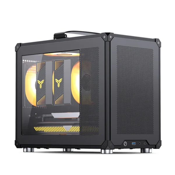 Gabinete Portátil Premium Jonsbo Modelo C6 Max Black