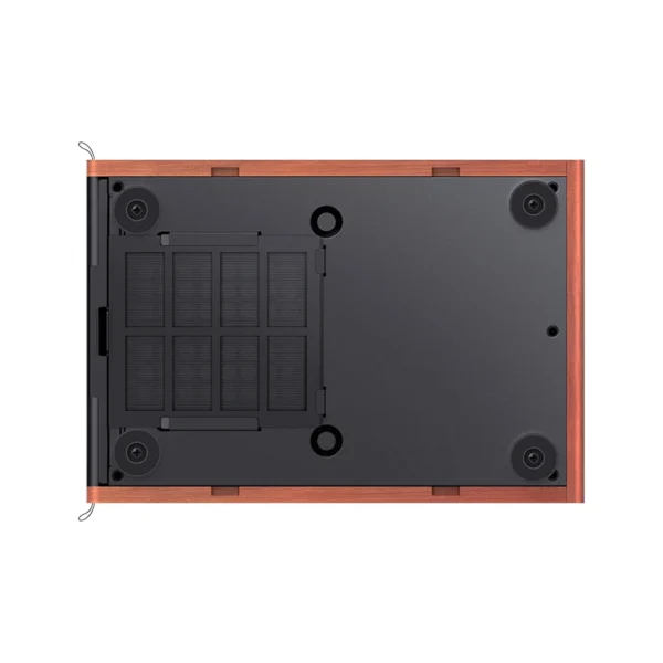 Gabinete Premium Com Madeira Matx Jonsbo T7 Black - Preto