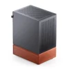 Gabinete Premium Com Madeira Matx Jonsbo T7 Black - Preto
