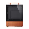 Gabinete Premium Com Madeira Matx Jonsbo T7 Black - Preto