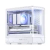 Gabinete Gamer Aquario Display Digital D200 - Jonsbo - White- Branco