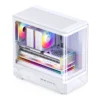 Gabinete Gamer Aquario Display Digital D200 - Jonsbo - White- Branco