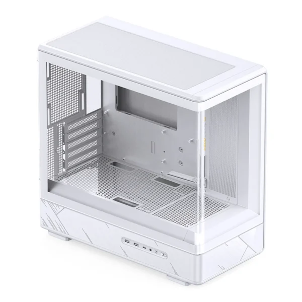 Gabinete Gamer Aquario Display Digital D200 - Jonsbo - White- Branco