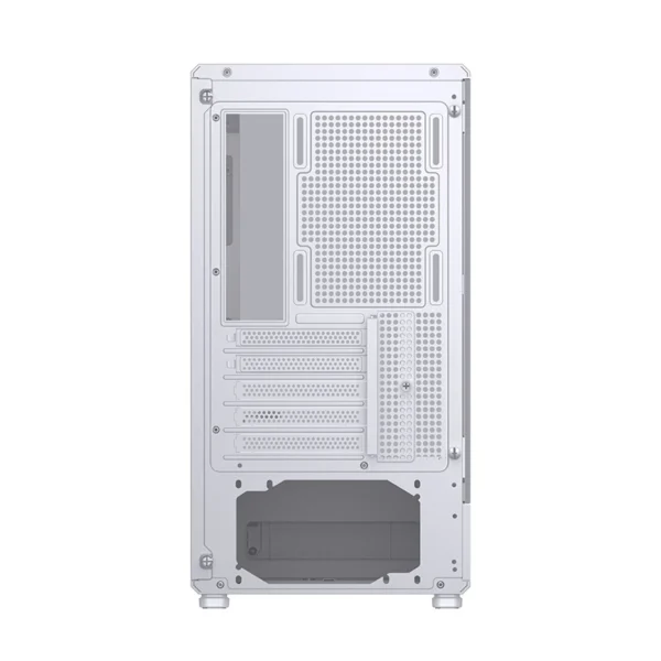 Gabinete Gamer Aquario Display Digital D200 - Jonsbo - White- Branco