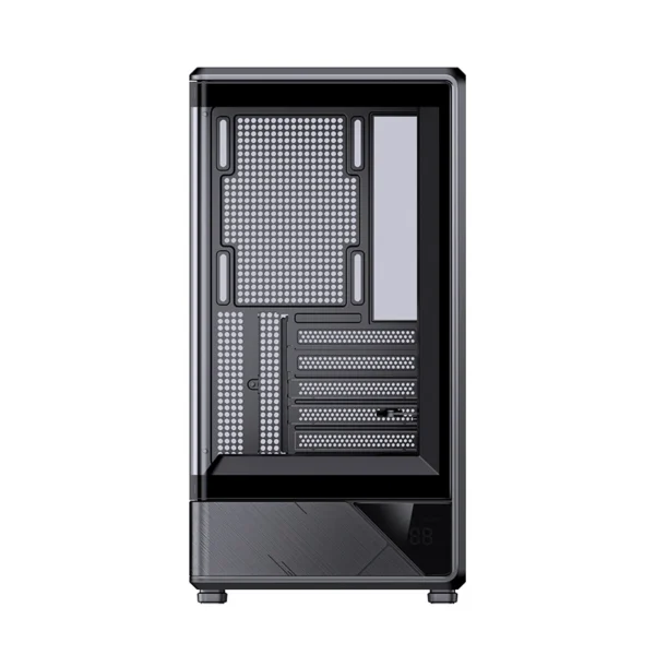 Gabinete Gamer Aquario Display Digital D200 - Jonsbo - Black - Preto