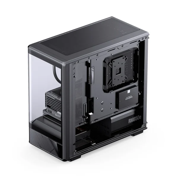 Gabinete Gamer Aquario Display Digital D200 - Jonsbo - Black - Preto
