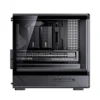 Gabinete Gamer Aquario Display Digital D200 - Jonsbo - Black - Preto