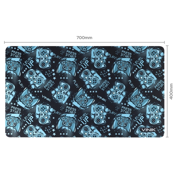 Mouse Pad Gamer Vinik Extended Level Up 700X400x2mm - Mpxlu74