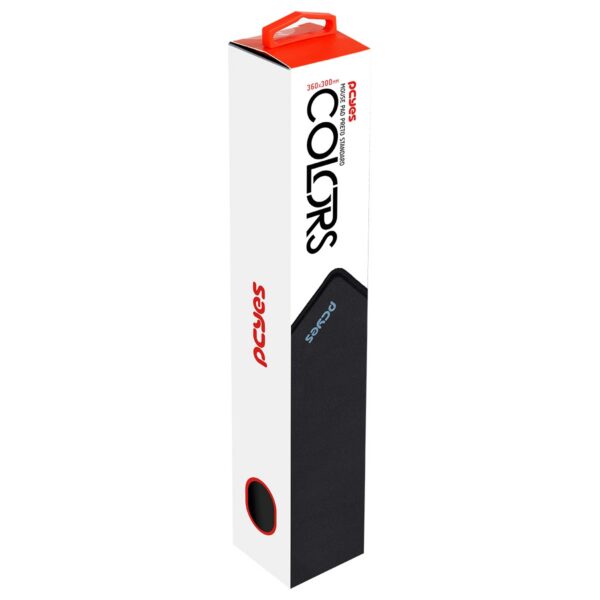 Mouse Pad Colors Black Standard - Estilo Speed Preto - 360X300mm - Pmc36x30b