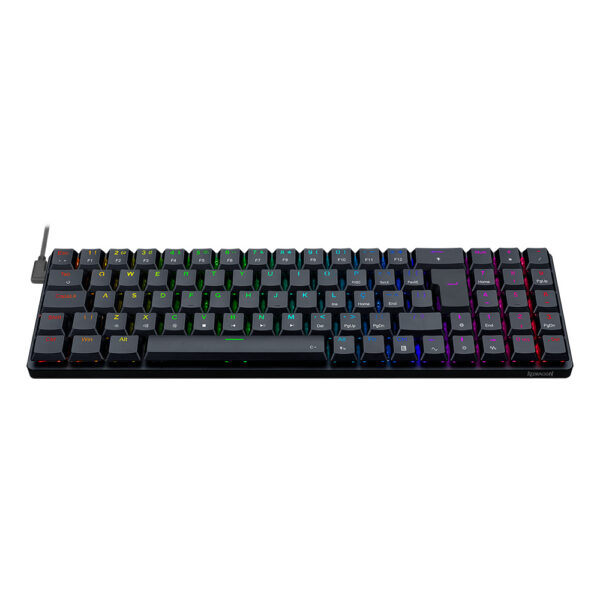 Teclado Gamer Mecânico Redragon Ashe, Rgb, Switch Blue, Abnt2, Black, K626-Kb-B (Pt-Blue)