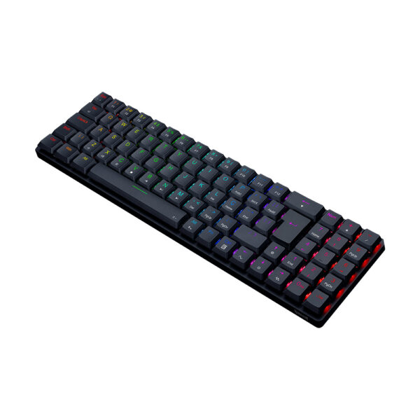 Teclado Gamer Mecânico Redragon Ashe, Rgb, Switch Blue, Abnt2, Black, K626-Kb-B (Pt-Blue)