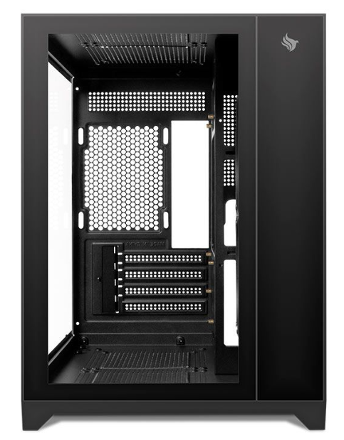 Gabinete Gamer Pichau Hx110, Mini-Tower, Lateral De Vidro, Com 2 Fans, Preto, Pg-Hx110-Bk
