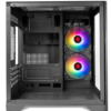 Gabinete Gamer Pichau Hx110, Mini-Tower, Lateral De Vidro, Com 2 Fans, Preto, Pg-Hx110-Bk