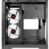 Gabinete Gamer Pichau Hx110, Mini-Tower, Lateral De Vidro, Com 2 Fans, Preto, Pg-Hx110-Bk