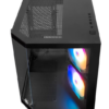 Gabinete Gamer Mancer Cv700m, Mini-Tower, Lateral De Vidro, Com 2 Fans, Preto, Mcr-Cv700m-Bk-2F