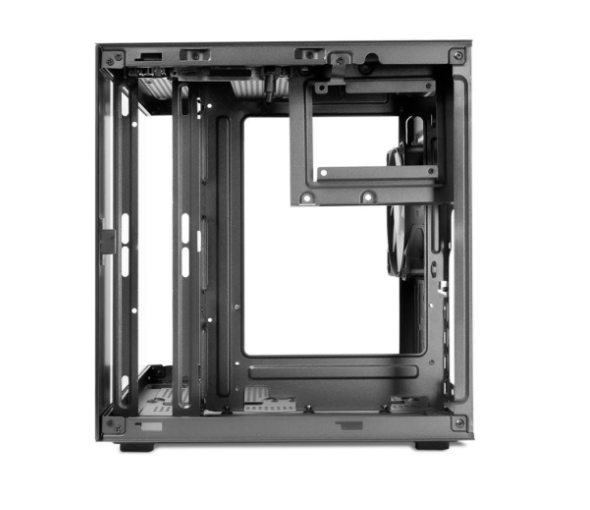 Gabinete Gamer Pichau Atom, Mini-Tower, Lateral De Vidro, Com 1 Fan, Preto, Pg-Atom-Bk