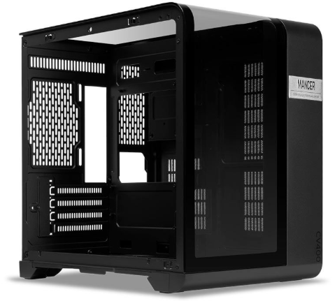 Gabinete Gamer Mancer Cv400, Mid-Tower, Lateral De Vidro Preto, Mcr-Cv400-Bk