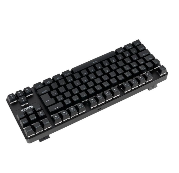 Teclado Mecanico Mancer Shade Mk3, Rainbow, Switch Huano Vermelho, Preto, Mcr-Shm3-Rbw01rd