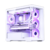 Gabinete Gamer Aquario Premium - Jonsbo D300 White - Branco