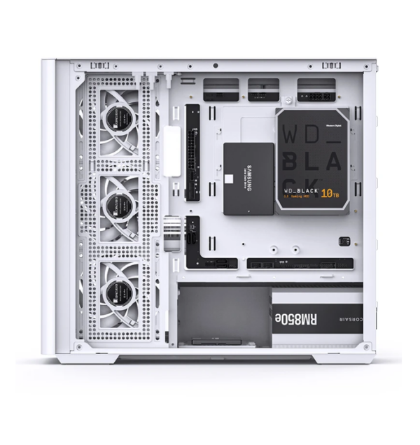 Gabinete Gamer Aquario Premium - Jonsbo D300 White - Branco