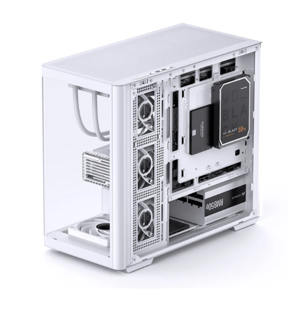 Gabinete Gamer Aquario Premium - Jonsbo D300 White - Branco