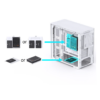 Gabinete Gamer Aquario Premium - Jonsbo D300 White - Branco