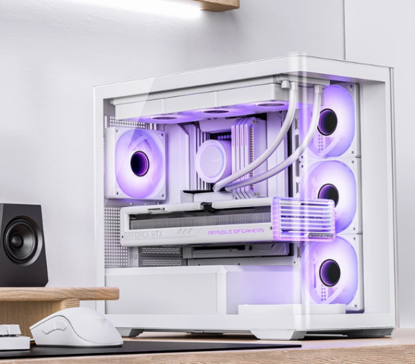 Gabinete Gamer Aquario Premium - Jonsbo D300 White - Branco