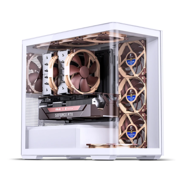 Gabinete Gamer Aquario Premium - Jonsbo D300 White - Branco