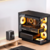 Gabinete Gamer Aquario Premium - Jonsbo D300 Black - Preto