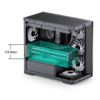Gabinete Gamer Aquario Premium - Jonsbo D300 Black - Preto