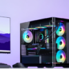 Gabinete Gamer Aquario Premium - Jonsbo D300 Black - Preto