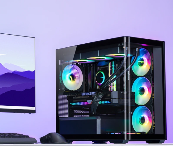 Gabinete Gamer Aquario Premium - Jonsbo D300 Black - Preto