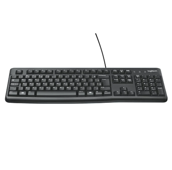 Teclado Logitech K120 / Com Fio - Usb / Preto