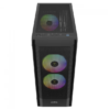 Gabinete Gamer Gamdias Aura Gc6 Elite Argb, Mid-Tower, Vidro Temp, 3 Fans, Black - Aura Gc6 Elite Argb