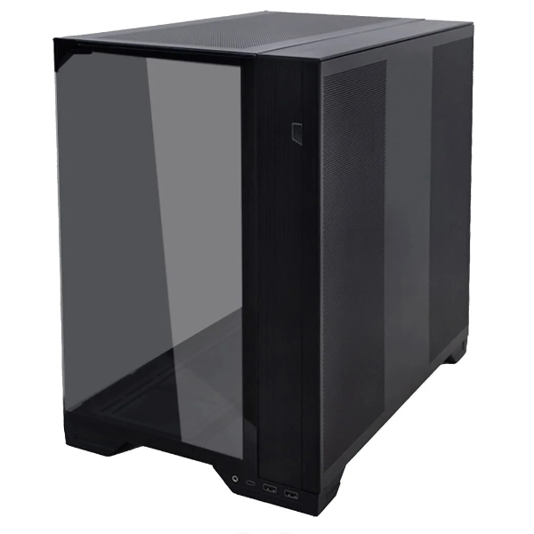 Gabinete Gamer Lian Li O11 Vision Compact, E-Atx, Lateral Em Vidro Temperado, Preto - O11vpx-M Black - Vidro Vendido Separadamente