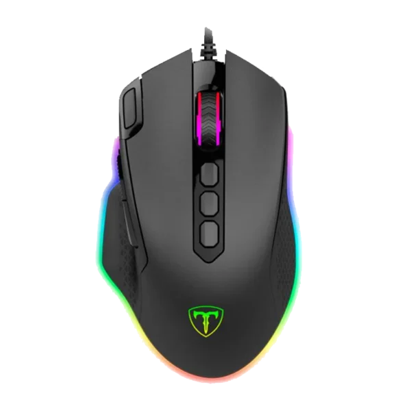 Mouse Gamer T-Dagger Bettle Rgb 8000 Dpi, 10 Botões, Preto