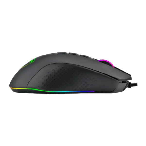 Mouse Gamer T-Dagger Bettle Rgb 8000 Dpi, 10 Botões, Preto